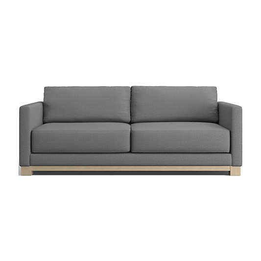 Gather Deep Wood Base Sofa 89"
