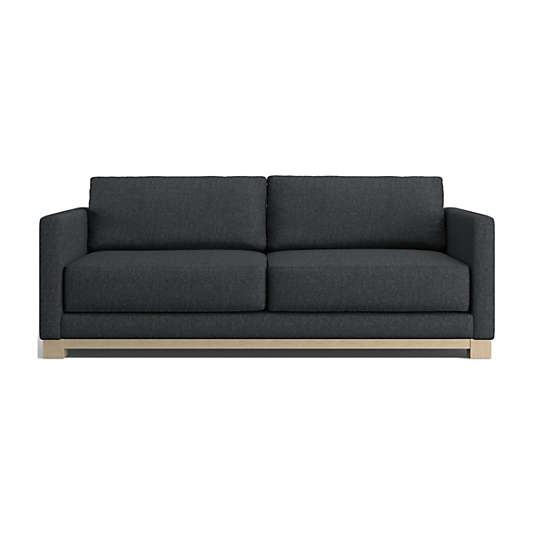 Gather Deep Wood Base Sofa 89"