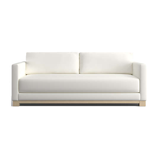 Gather Deep Wood Base Bench Sofa