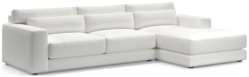 Retreat 2-Piece Chaise Sectional Sofa | Crate & Barrel