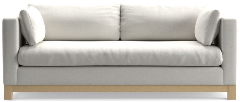 Pacific Wood Bench Sofa + Reviews | Crate & Barrel