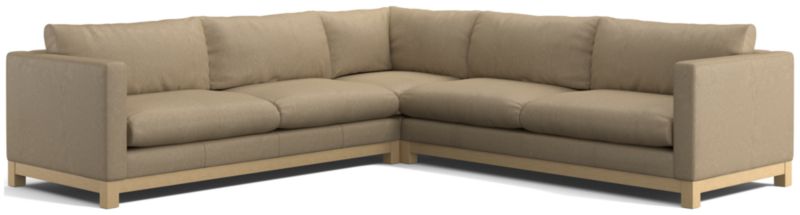 Pacific Wood Leather 3-Piece L-Shaped Sectional Sofa - image 0 of 6