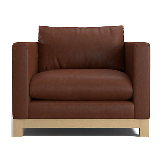 Pacific Wood Leather Chair