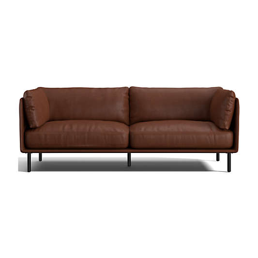 Wells 84" Leather Sofa