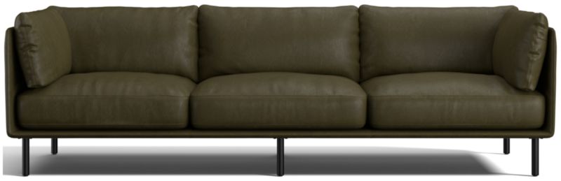 Wells Leather Grande Sofa - image 0 of 11