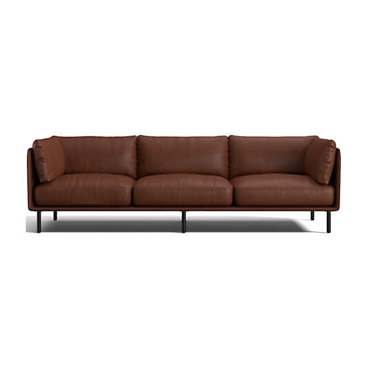 Wells Leather Grande Sofa