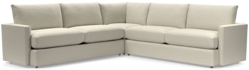 Lounge Classic 3-Piece L-Shaped Sectional Sofa