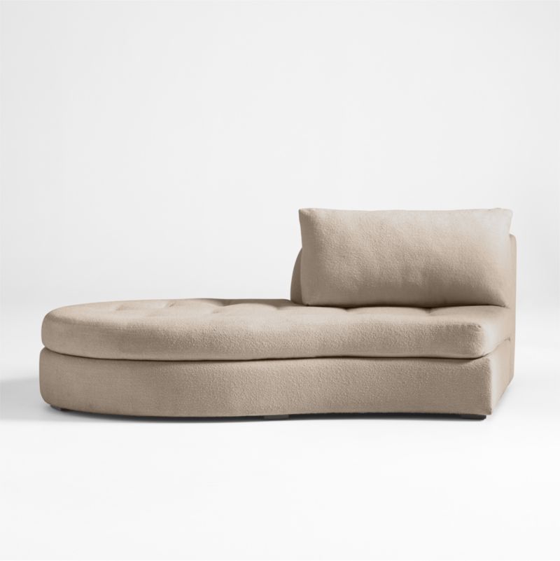 Sinuous Left Arm Chaise Lounge by Athena Calderone | Crate & Barrel