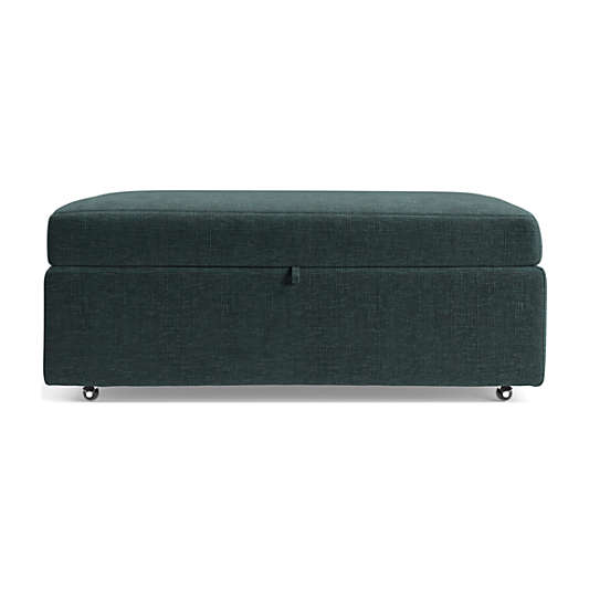 Lounge Storage Ottoman with Tray