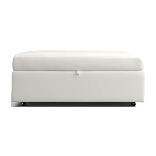 Lounge Storage Ottoman with Tray