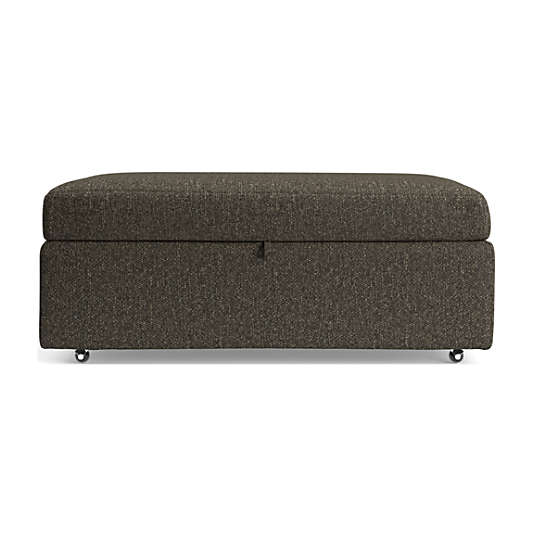 Lounge Storage Ottoman with Tray