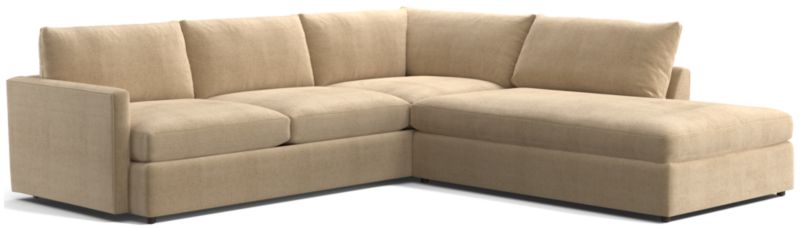 Lounge Deep 2-Piece Right-Arm Bumper Sectional Sofa - image 0 of 8