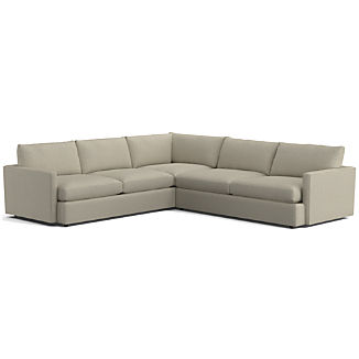 Lounge Deep 2-Piece L-Shaped Sectional Sofa