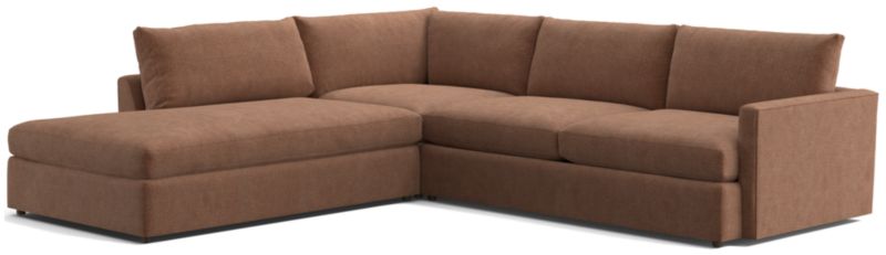 Lounge Deep 3-Piece Left-Arm Bumper Sectional Sofa - image 0 of 8