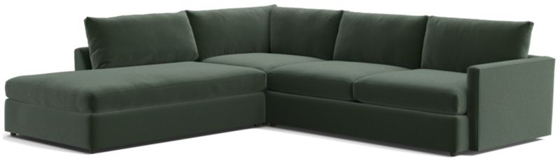 Lounge Deep 3-Piece Left-Arm Bumper Sectional Sofa - image 0 of 10