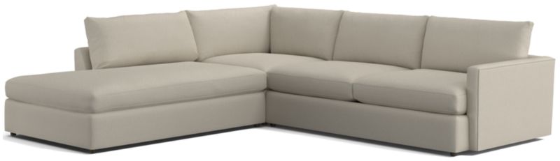 Lounge Deep 3-Piece Left-Arm Bumper Sectional Sofa - image 0 of 8