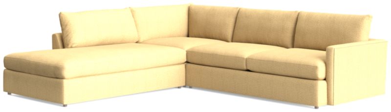 Lounge Deep 3-Piece Left-Arm Bumper Sectional Sofa - image 0 of 8