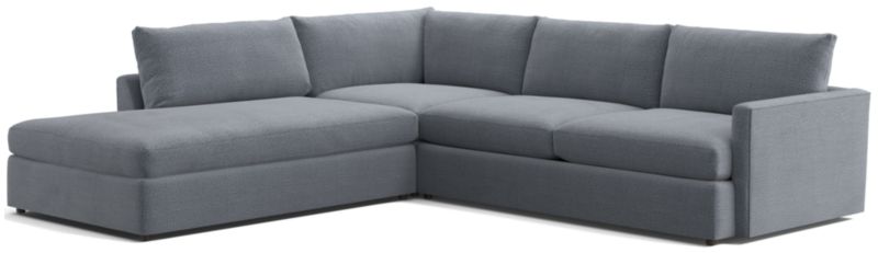 Lounge Deep 3-Piece Left-Arm Bumper Sectional Sofa - image 0 of 8