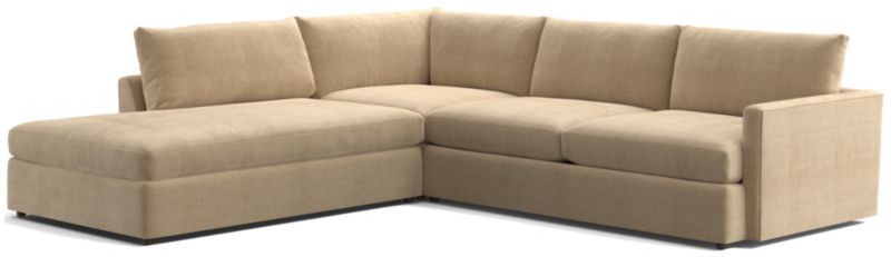 Lounge Deep 3-Piece Left-Arm Bumper Sectional Sofa - image 0 of 8