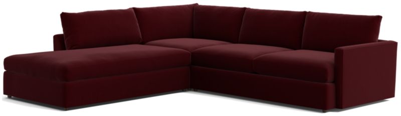 Lounge Deep 3-Piece Left-Arm Bumper Sectional Sofa - image 0 of 8