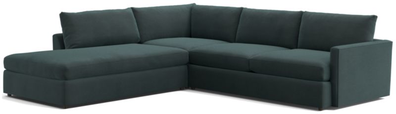 Lounge Deep 3-Piece Left-Arm Bumper Sectional Sofa - image 0 of 8