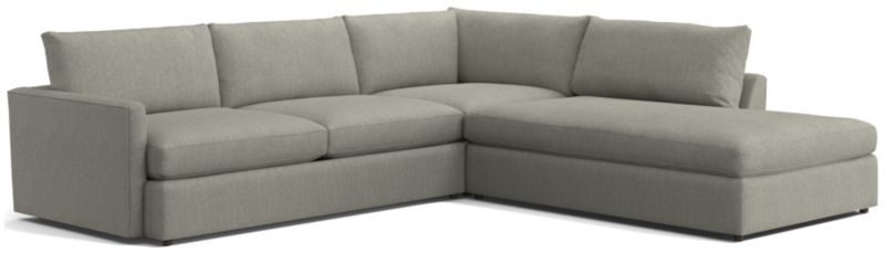 Lounge Deep 3-Piece Right-Arm Bumper Sectional Sofa - image 0 of 8