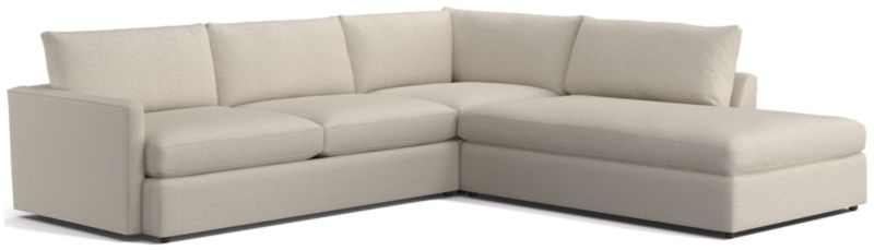 Lounge Deep 3-Piece Right-Arm Bumper Sectional Sofa - image 0 of 10