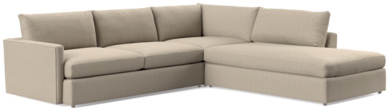 Lounge Deep 3-Piece Right-Arm Bumper Sectional Sofa - image 0 of 8