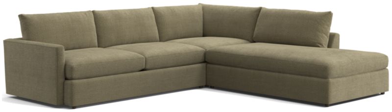 Lounge Deep 3-Piece Right-Arm Bumper Sectional Sofa - image 0 of 8