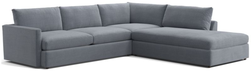 Lounge Deep 3-Piece Right-Arm Bumper Sectional Sofa - image 0 of 8