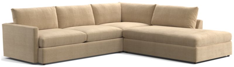 Lounge Deep 3-Piece Right-Arm Bumper Sectional Sofa - image 0 of 8