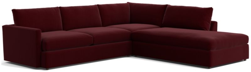 Lounge Deep 3-Piece Right-Arm Bumper Sectional Sofa - image 0 of 8