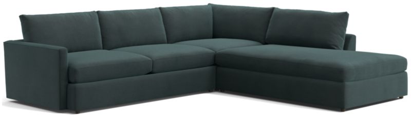 Lounge Deep 3-Piece Right-Arm Bumper Sectional Sofa - image 0 of 8