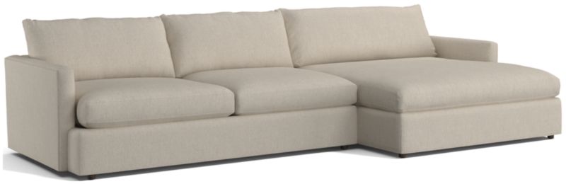 Lounge Deep 2-Piece Right-Arm Extra Wide Chaise Sectional Sofa - image 0 of 8