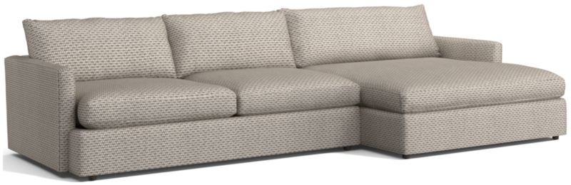 Lounge Deep 2-Piece Right-Arm Extra Wide Chaise Sectional Sofa - image 0 of 8