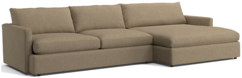 Lounge Deep 2-Piece Right-Arm Extra Wide Chaise Sectional Sofa - image 0 of 8