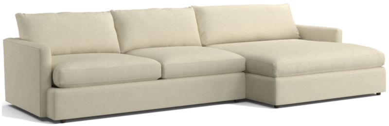 Lounge Deep 2-Piece Right-Arm Extra Wide Chaise Sectional Sofa - image 0 of 10