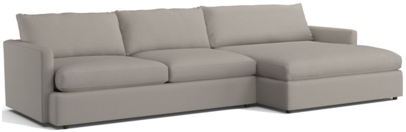 Lounge Deep 2-Piece Right-Arm Extra Wide Chaise Sectional Sofa - image 0 of 8