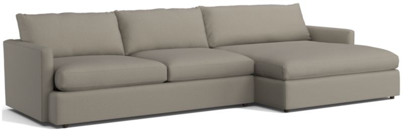 Lounge Deep 2-Piece Right-Arm Extra Wide Chaise Sectional Sofa - image 0 of 10