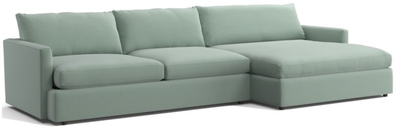 Lounge Deep 2-Piece Right-Arm Extra Wide Chaise Sectional Sofa - image 0 of 10