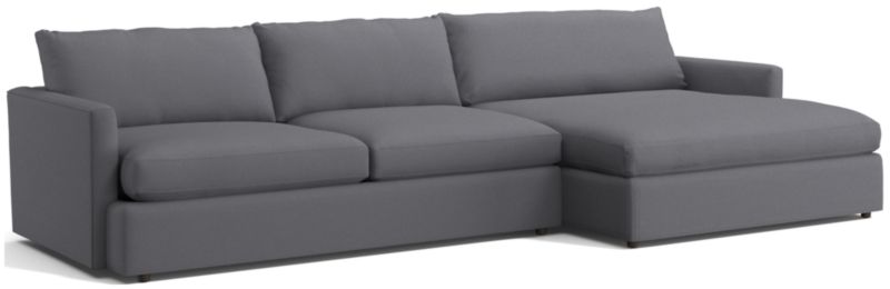 Lounge Deep 2-Piece Right-Arm Extra Wide Chaise Sectional Sofa - image 0 of 10