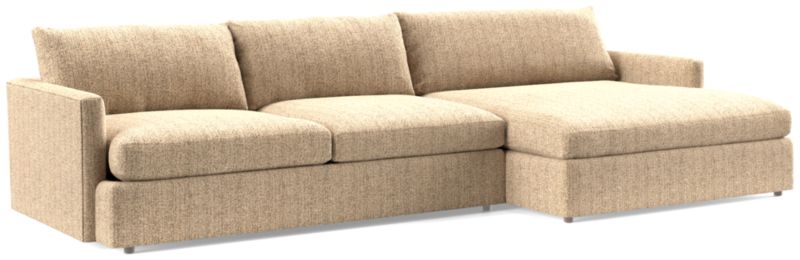 Lounge Deep 2-Piece Right-Arm Extra Wide Chaise Sectional Sofa - image 0 of 8