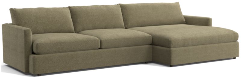 Lounge Deep 2-Piece Right-Arm Extra Wide Chaise Sectional Sofa - image 0 of 8