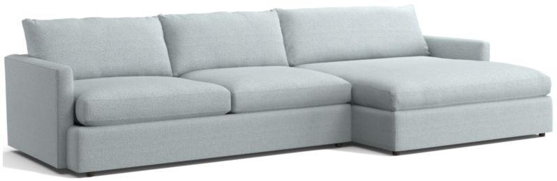 Lounge Deep 2-Piece Right-Arm Extra Wide Chaise Sectional Sofa - image 0 of 8