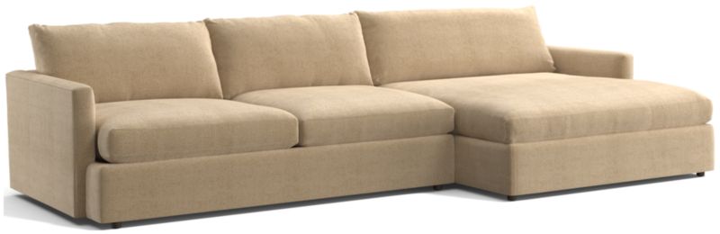 Lounge Deep 2-Piece Right-Arm Extra Wide Chaise Sectional Sofa - image 0 of 8