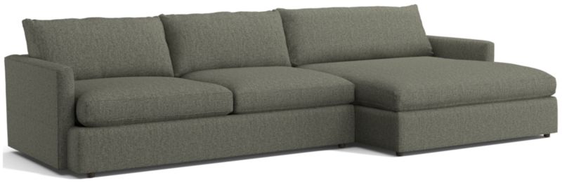 Lounge Deep 2-Piece Right-Arm Extra Wide Chaise Sectional Sofa - image 0 of 8