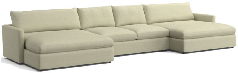 Lounge Deep 3-Piece Double Chaise Sectional Sofa - image 0 of 8