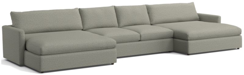 Lounge Deep 3-Piece Double Chaise Sectional Sofa - image 0 of 9