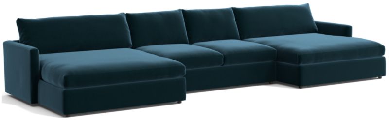 Lounge Deep 3-Piece Double Chaise Sectional Sofa - image 0 of 9