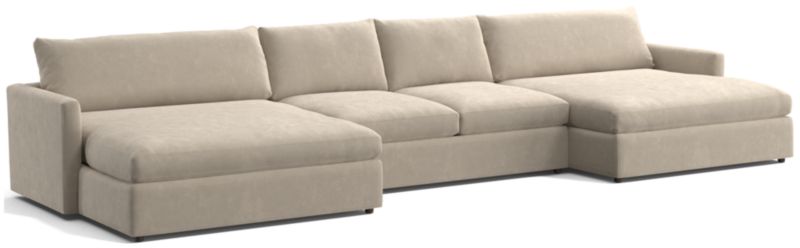 Lounge Deep 3-Piece Double Chaise Sectional Sofa - image 0 of 8